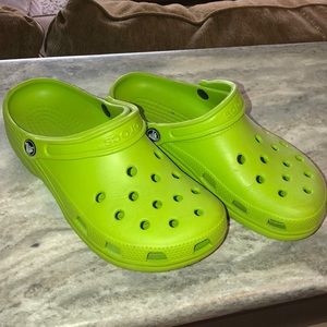 Lime Green Crocs